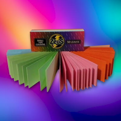 Filtro Mini Tips Carton Zeus x50 Multicolor Troquelados