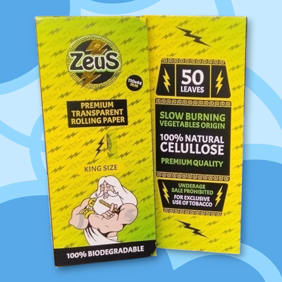 Papel Celulosa Transparente Zeus King Size x50