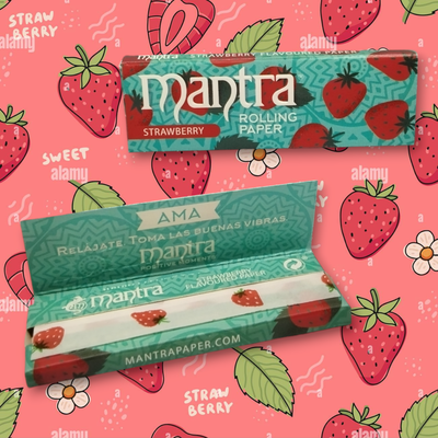 Papel Mantra Strawberry 1 1/4 x50