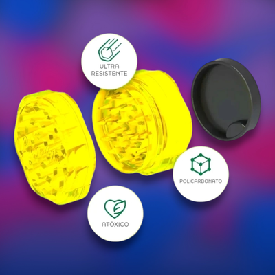 Grinder Picador Papelito 3 Partes con Contenedor