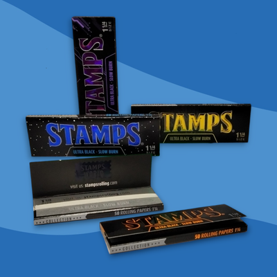 Papel Stamps Ultra Black 1 1/4 x50 Ultra Fino