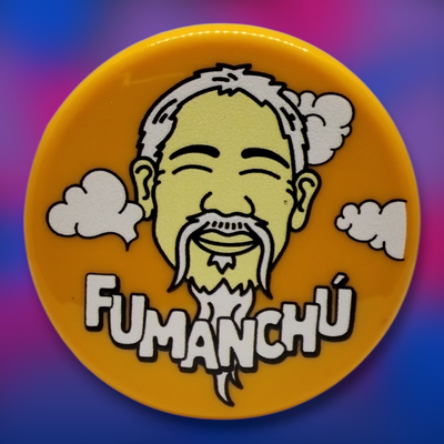 Grinder Picador Fumanchu 3 Partes con Contenedor - Acrílico Naranja