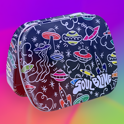 Tabaquera Metálica SoulBlime Chica 6x5 cm