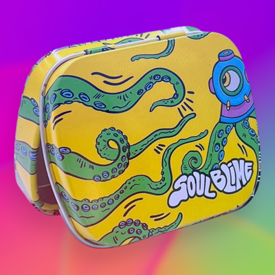 Tabaquera Metálica SoulBlime Chica 6x5 cm