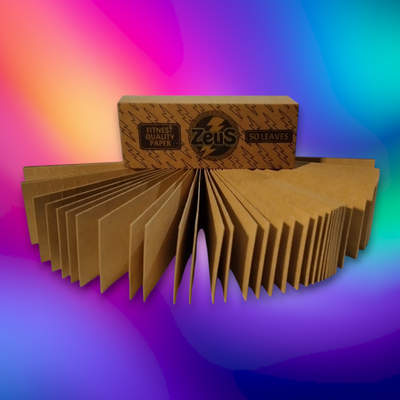 Filtros Mini Tips Cartón Zeus x50 Unbleached Troquelados