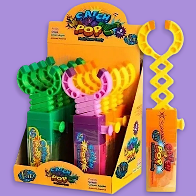 Chupetín Catch Pop + Juguete Pinza Mecánica