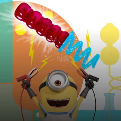 Chupetín Spring Pop con Resorte - Edición Minions 