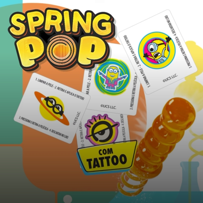 Chupetín Spring Pop con Resorte - Edición Minions 