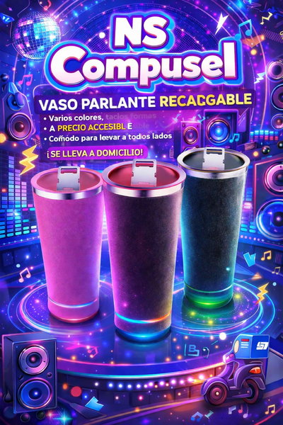 Vaso Parlante Recargable