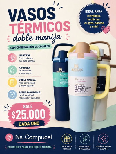 Vasos Termicos "Doble Manija"