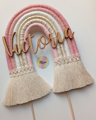 Topper Torta Arcoiris