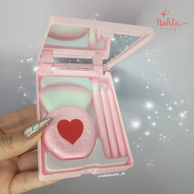 Set de Brochas con Espejo 🎀