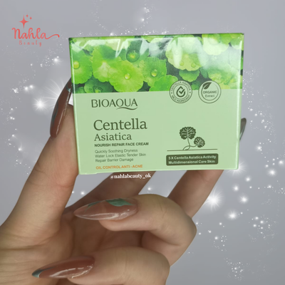 Crema Facial Reparadora Centella Asiática BIOAQUA 50gr