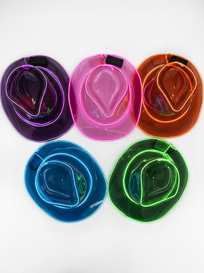 Sombrero Plastico Neon