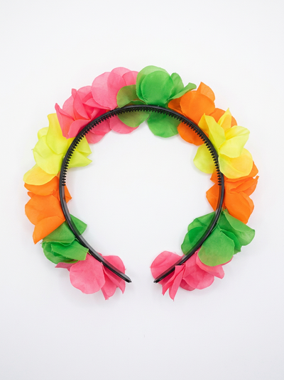 Vincha Hawaiana Multicolor (Pack 12 Unidades)