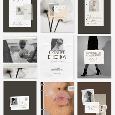 PAPER AESTHETIC - Plantilla editable en Canva