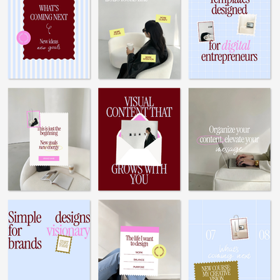 CONTENT CREATOR - Plantilla editable en Canva