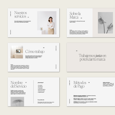 Presupuesto - Plantilla editable