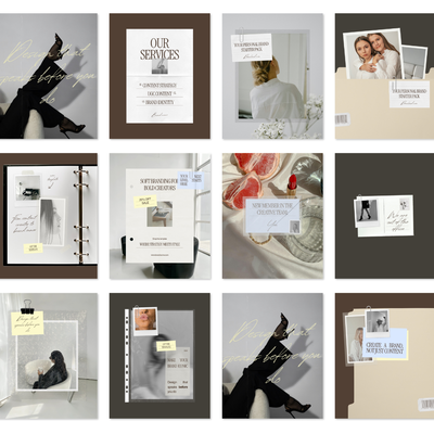 PAPER AESTHETIC - Plantilla editable en Canva