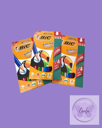 Lápices de color + grafito BIC