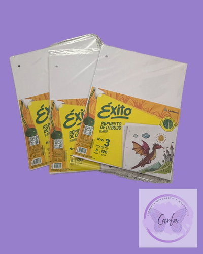 Repuesto de hojas Nº3 (Éxito)