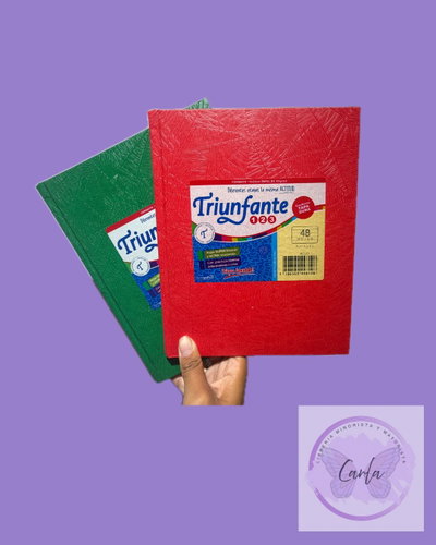 Cuaderno escolar 123 (Triunfante)