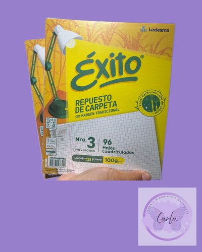 Repuesto hoja Nº3 (Éxito)