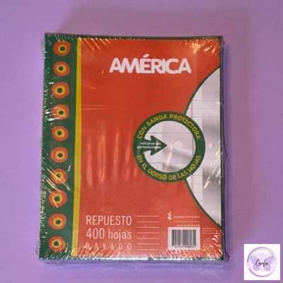 Repuesto América N°3 400H Rayadas/Cuadriculadas
