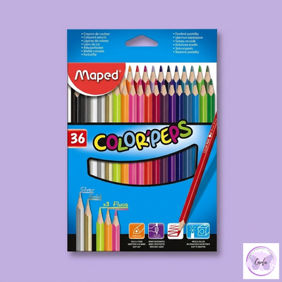 Lápices Color Maped Largos x36