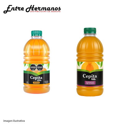 CEPITA 1L DURAZNO/NARANJA X6