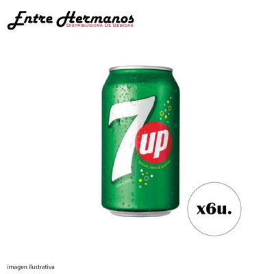 SEVEN UP 354 ML X6