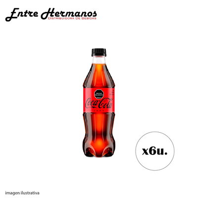 COCA COLA ZERO 600ML X6 