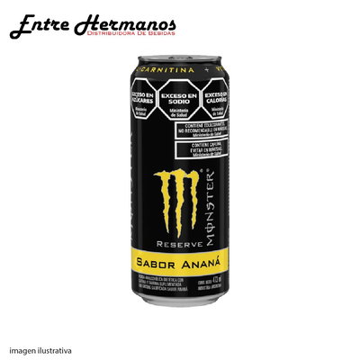 MONSTER WHITE PINEAPLE LATA X6