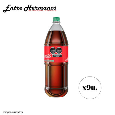 COCA COLA RETORNABLE 2L X9