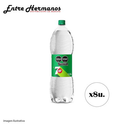 SEVEN UP 2.25L X8