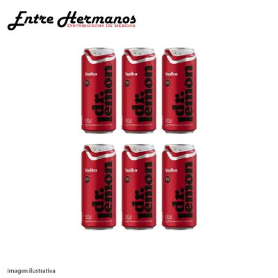 DR.LEMON VODKA LATA X6