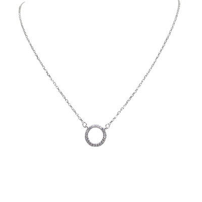 Conjunto Aro Cubic Plata 925 