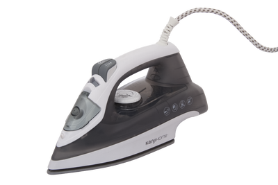 Plancha a Vapor Blanco con Gris