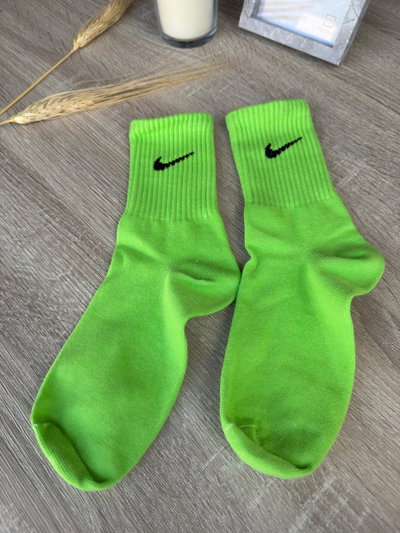 Medias Nike verde fluor