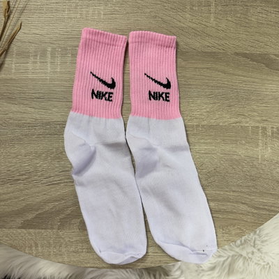 Medias nike banda rosa