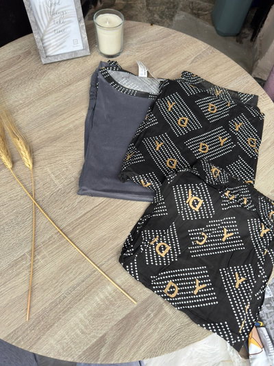 Pijama hombre 3pcs  bolsillo