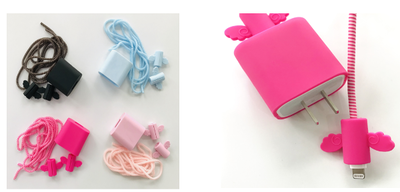 FUNDA PROTECTOR DE CARGADOR 20W Y CUBRE CABLE