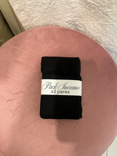 medias térmicas de peluchito x2