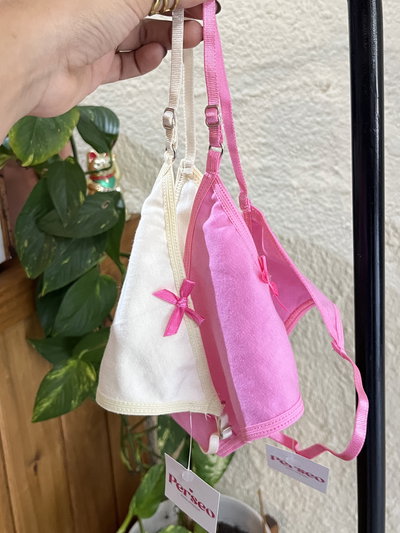 regulable de algodón con moñito