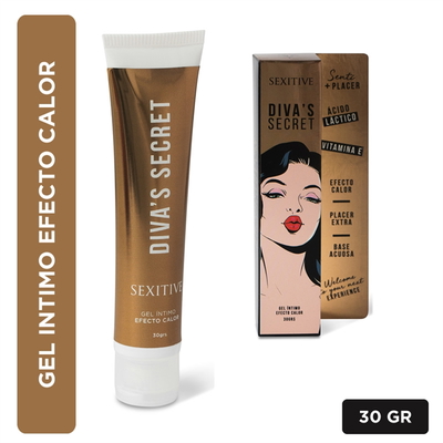 Gel intimo diva's secret efecto calor de 30g