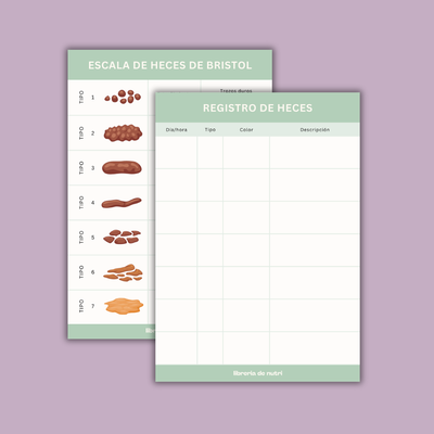 Escala de Bristol + Registro intestinal