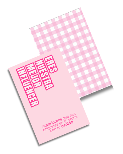 Postales doble fax 10x15 cm.