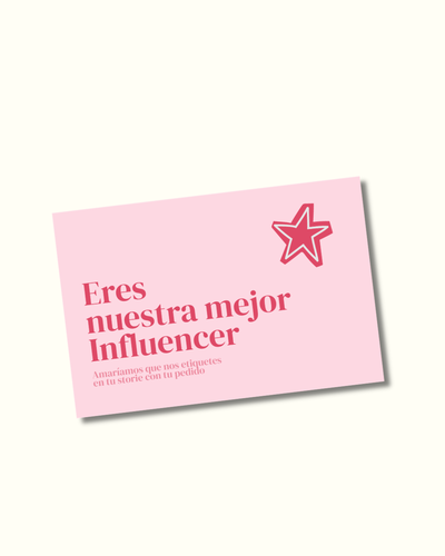 Postal nuestra mejor influencer