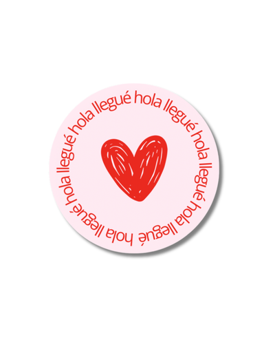 stickers Hola llegue!