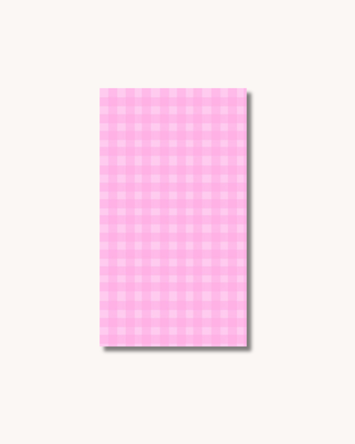 Cierra Envío cuadrille rosa claro